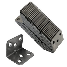 Euro Tische 30 x Connecting Brackets Beam Angle Wide Ideal for Indoor and Outdoor Use Galvanised Steel Metal Angle 30 x 36 x 30 mm