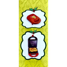 Uncanny Brand Dr Seuss' The Grinch Grilled Cheese Sandwich Maker/Press NEW