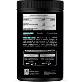 Creatina Monohidratada Micronizada en Polvo 100% Alta Pureza Certificada Pre Workout 90 porciones de 5g Disuelve rápido - Suplemento Alimenticio- Veganos y/o vegetarianos Proteina Creatine Monohydrate Pre Entreno (300 gr)