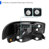 Spec-D Tuning Black Housing Smoke Lens Headlights + Bumper Lights