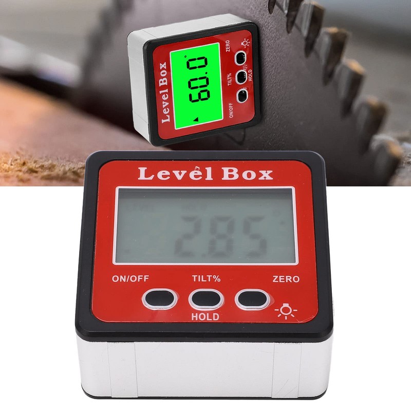 Digital Electronic Level and Angle Gauge, Portable Magnetic Digital Level