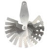 HOBBYIN 16pcs 29 Degree Acme Screw Pitch Gauge, Stainless Steel