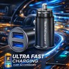 TechExpert Car Charger 4.8A 24W Dual Port Fast Charge Allows