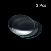PATIKIL 90mm Diameter Clock Window 3 Packets Cup Cover Smooth