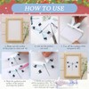 Rngmsi Christmas Rub on Transfers for Crafts - 12 Pcs