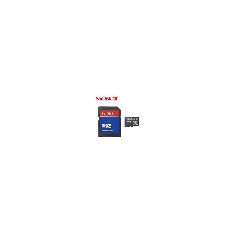 SanDisk 4GB Micro SD Memory Card w/SD Adapter