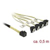 DeLOCK 85684 1 x Mini SAS HD SFF-8643 4 x