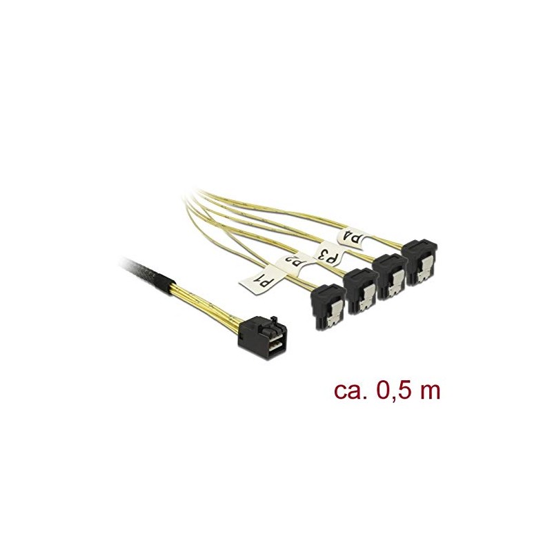DeLOCK 85684 1 x Mini SAS HD SFF-8643 4 x
