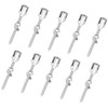 10Pcs Cross Cable Clamps 316 Stainless Steel Corrosion Resistant Cross