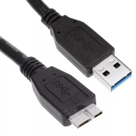 Unbranded USB 3.0 Male To Micro B Male Cable Data Cord For External Hard Drive Disk HDD