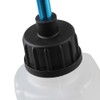 Mxfans White T10034 250cc 250ml Plastic Refill Bottle & Aluminum