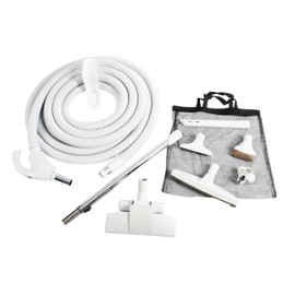 Cen-Tec Systems 94269 Central Vacuum Low Voltage Kit with 30 Ft. Switch Control Hose Light Gray