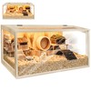 Prolee Hamster Cage Chewproof Wooden 24 Inch Guinea Pig Cages