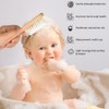 Brush for Baby's,Soft Bristle Baby Hair Brush with Wooden Handle
