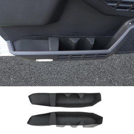 Zekzoop 2PCS Front Door Side Storage Tray Compatible with 2025 2026 Toyota 4Runner Side Storage Box Slot Pockets Silicone Organizer for 4 Runner Accessories (2PCS Front Door Tray)