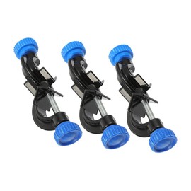 BUGUUYO 3pcs Laboratory Equipment Cross Clamp Holder with Boss Head Rod Sturdy Lab Stand Head Clamp Holder for Secure Experimental Setup and Easy to Use