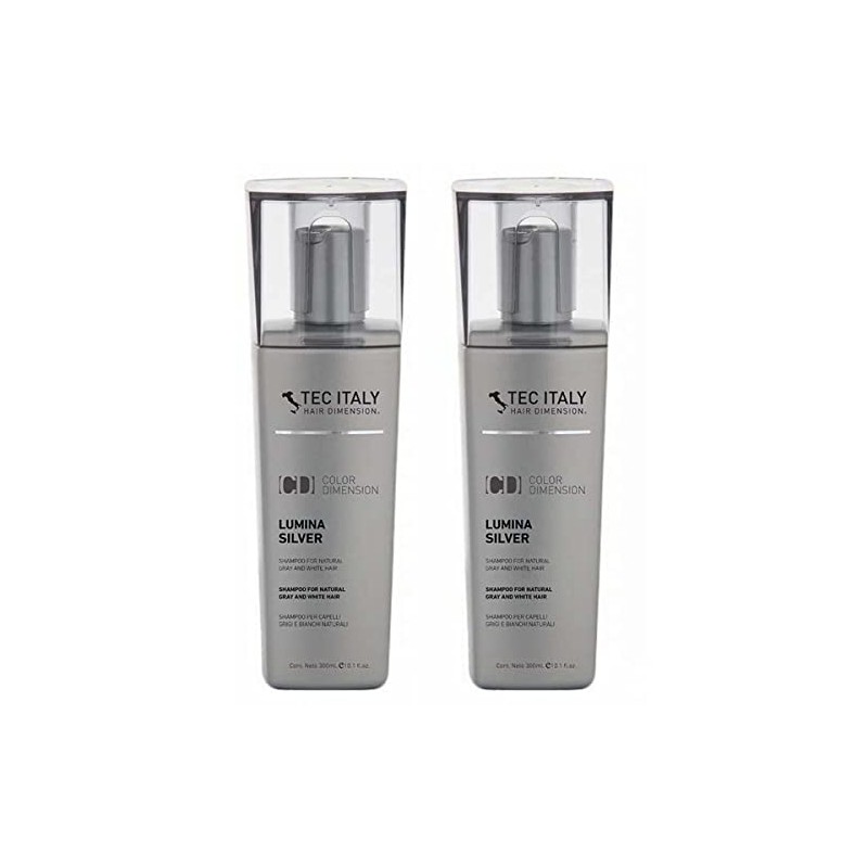 Tec Italy Lumina Silver Shampoo for Natural Gray and White