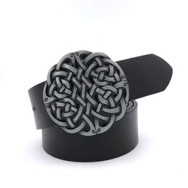 YOQUCOL American Keltic Irish Scottish Celtic Cross Celtic Knot Belt Buckle For Men