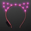 Pink Starlight LED Kitty Light Up Cat Ears Headband