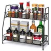 SPISPI Spice Rack Organizer for Cabinet, Bathroom Organizer Countertop, Bathroom
