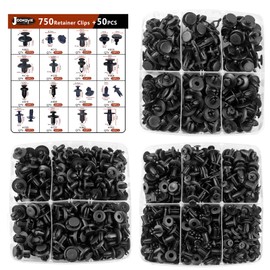 Car Retainer Clips Auto Body Push Fasteners Plastic Pin Rivets 800PCS Automotive Plastic Screws Push-Type Retainers Set Bumper Panel Rivets Assortment OEM Tools Kit for Toyota Honda Ford Nissan GM