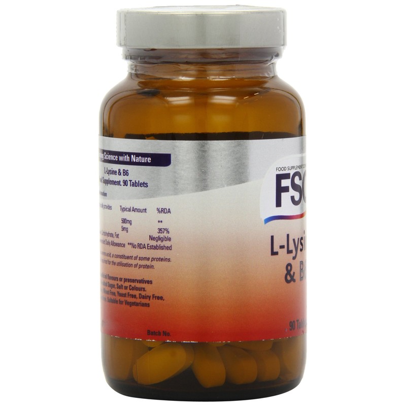 FSC 500mg L-Lysine 90 Tablets
