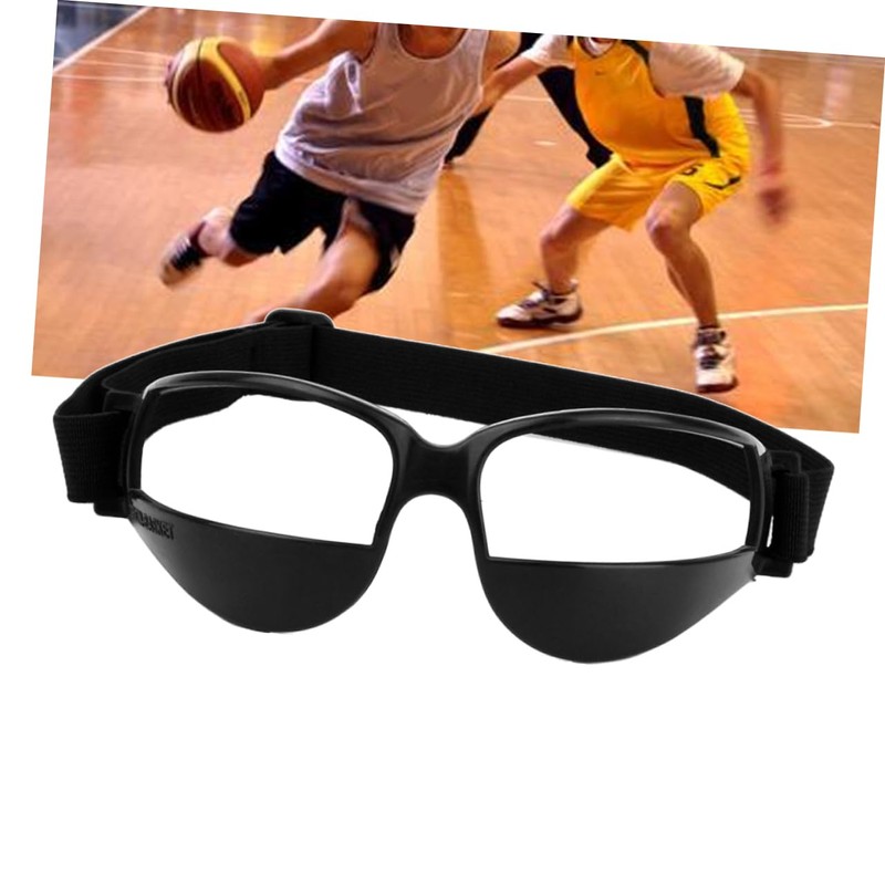 Kisangel 2pcs Anti-Low Head Training Glasses for Basketball Soft Plastic