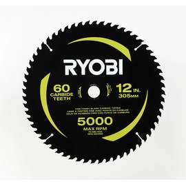 RYOBI 12" 60 Carbide Teeth Thin KERF Miter Saw Blade