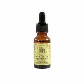 ORE Aceite de Orégano Silvestre 20 ml | 80% Carvacrol | Uso Oral y Tópico | Goteo Preciso | Producto Natural Mexicano