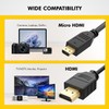 BRENDAZ - Cable adaptador micro HDMI 4K HDMI a Micro