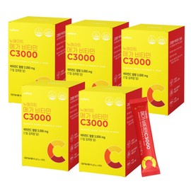 Newmate Mega Vitamin C 3000mg 30 Packets (5 Boxes/5 Month Supply) / .뉴메이트 메가 비타민C 3000mg 30포 (5박스5개월분)