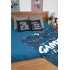Gamer For Life Fleece Blanket - Gaming Controller Beats Design