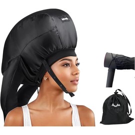 Large Bonnet Hooded Dryer Diffuser Attachment, Ideal Hair Diffuser for Curly Hair， Your Ultimate Solution - Spacious Capacity Blow Dryer Cap for Rapid Styling of Curls