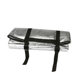 Camping Mat, Foldable Aluminium Foil Foam Blanket Sleeping Pad Picnic Tent Rug for Traveling and Outdoor Activities Silver