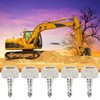 XYQMLY 5 Pcs 601 Ignition Key, Heavy Duty, Stainless Steel,