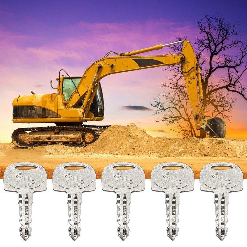XYQMLY 5 Pcs 601 Ignition Key, Heavy Duty, Stainless Steel,