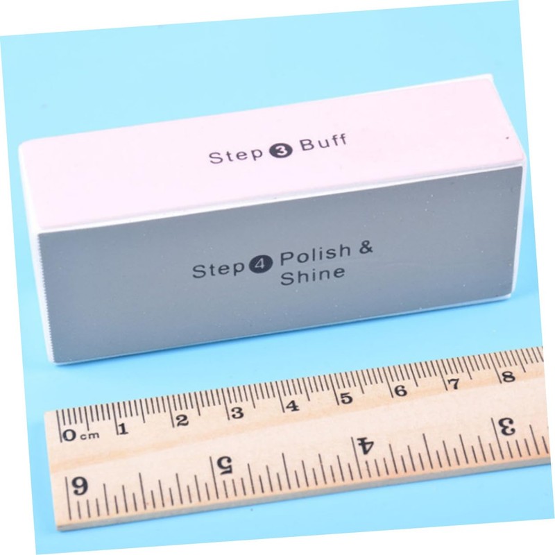 Mikinona 3sets Four-sided Nail Buffer Block Sanding File for Artwork
