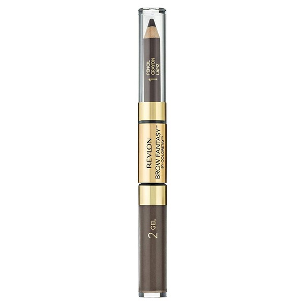 Revlon Brow Fantasy Pencil & Gel by ColorStay, Dark Brown