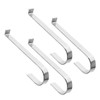 WHAMVOX Stainless Steel Outdoor Siding Hooks 4pcs Metal Hooks for