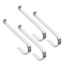 WHAMVOX Stainless Steel Outdoor Siding Hooks 4pcs Metal Hooks for Hanging No Drill Vinyl Siding