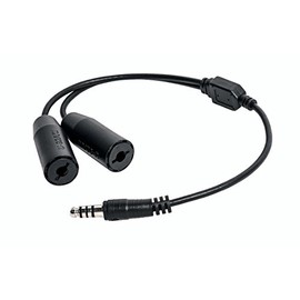 Nflightcam Dual Helicopter/Military Headset Adapter
