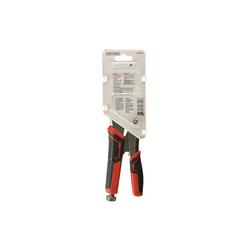 CRAFTSMAN Locking Pliers, Curved Jaw, 10WR, 10-Inch (CMHT81726)