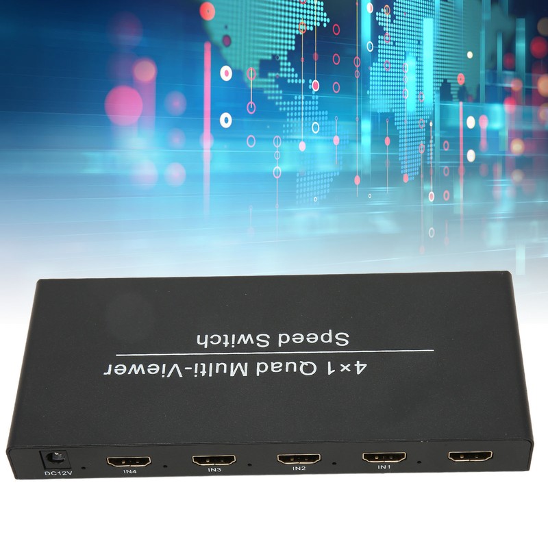 4X1 HD Multimedia Interface Multi Switcher 4 in 1 Out