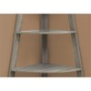 Monarch Specialties Dark Corner Accent Etagere Bookcase, 60", Taupe