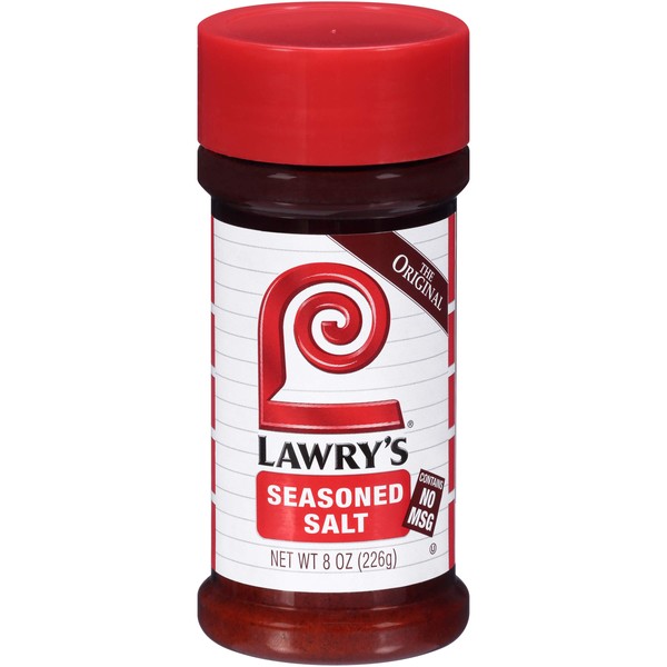 Lawry's NO MSG Original Seasoned Salt 8 Oz (Pack of 3)