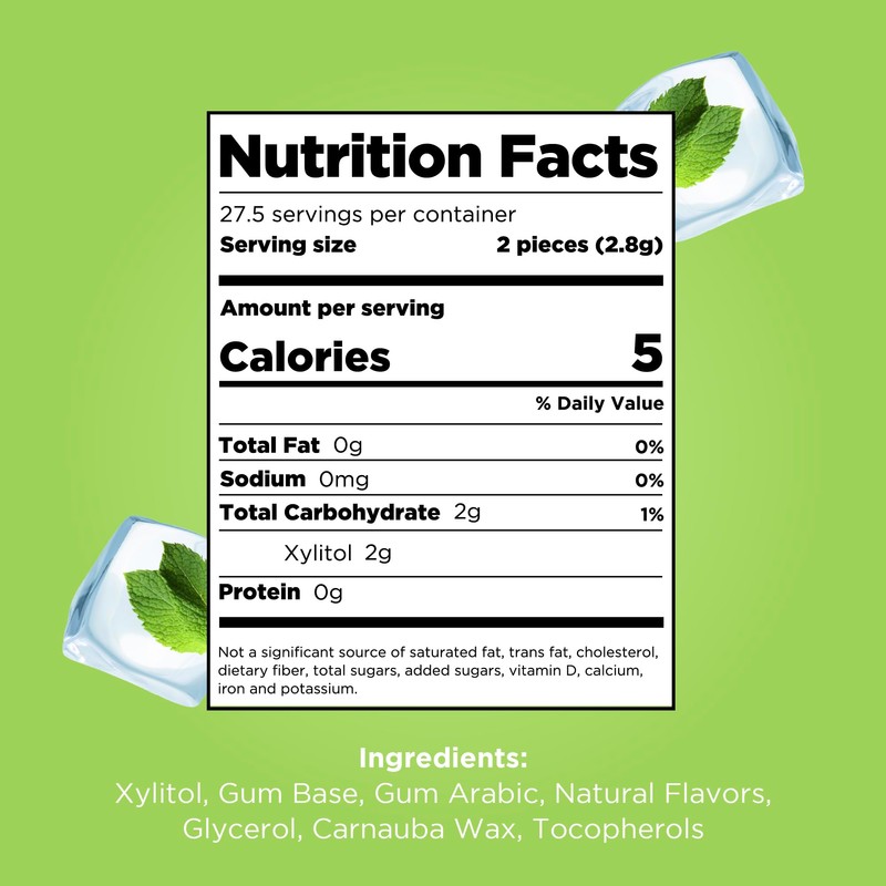 PUR Gum | Aspartame Free Chewing Gum | 100% Xylitol