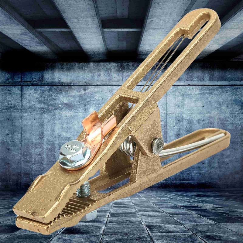 260/300/500A Brass Material A Shape Ground Welding Earth Clamp for