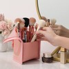 Linsiter - Bolsa organizadora de brochas de maquillaje, portátil de