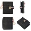 FOXLOVER Genuine Leather Zip Small Wallet Women RFID Blocking Credit