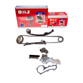 DNJ TK614WP Timing Chain Kit with Water Pump for 2000-2006 Nissan Sentra 1.8L L4 16V DOHC 1769cc